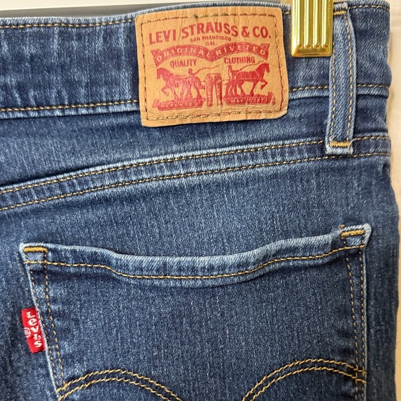 Bootcut Jeans in Deep Indigo Blue - Picture 10 of 11